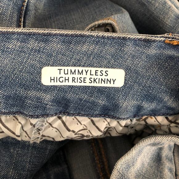 Seven7 Women's Size 16 Tummyless High Rise Skinny Jeans - Picture 8 of 10